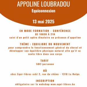 EQUIDAYS : Appoline Loubradou 13 mai 2025